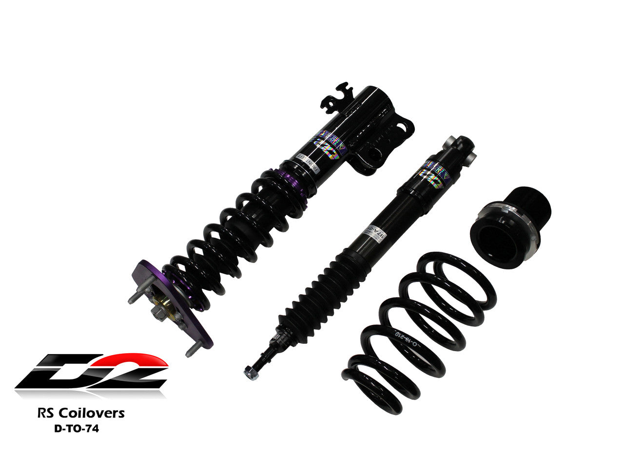 D2 Racing RS Coilovers for 2018-2021 Toyota CH-R / 19-21 Lexus UX200/UX250h (D-TO-74)