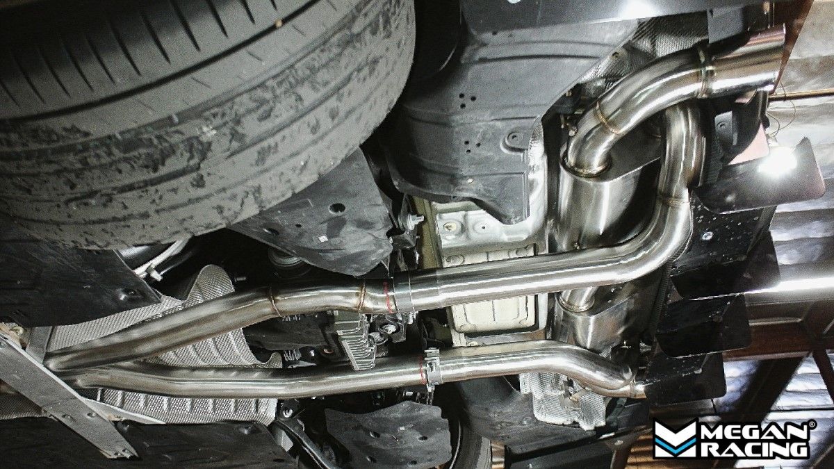 Megan Racing OE Type Dual Exit Cat-Back Exhaust System for 2019+ Toyota Supra (3.0L 6-Cylinder)
