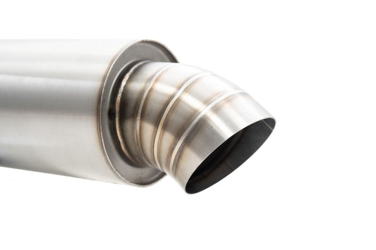Megan Racing MU Series Universal 3" Inlet Weld-on Muffler with Turndown Style Tip