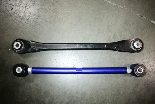 Megan Racing Adjustable Rear Toe Arm (Rear Lower, Polyurethane) for Kia Stinger 18+ CK/19+ G70 IK