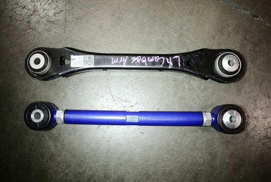 Megan Racing Adjustable Rear Camber Arm (Rear Upper, Polyurethane) for Kia Stinger 2018+ (Exc AWD)/ 19+ G70 IK