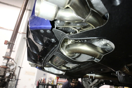 Megan Racing Supremo Series Axle Back Exhaust System Stainless Quad Tips For 18+ BMW M5 F90