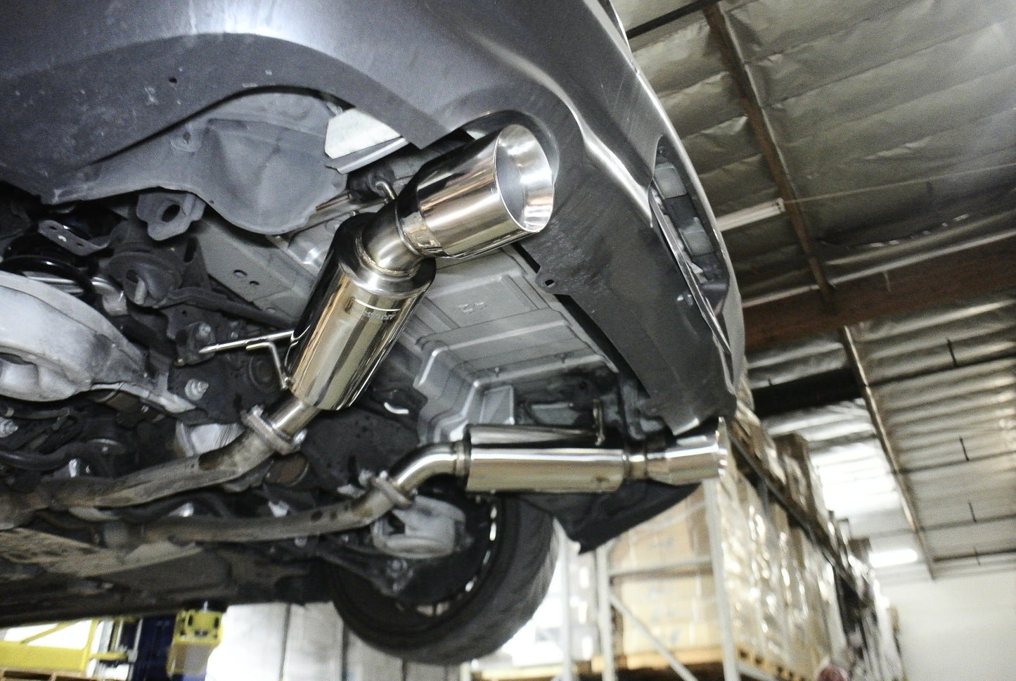 Megan Racing Dual Canister Exhaust System for 2008–2013 Infiniti G37 Coupe / 2014–2015 Infiniti Q60 Coupe — LW-ABE-IG08
