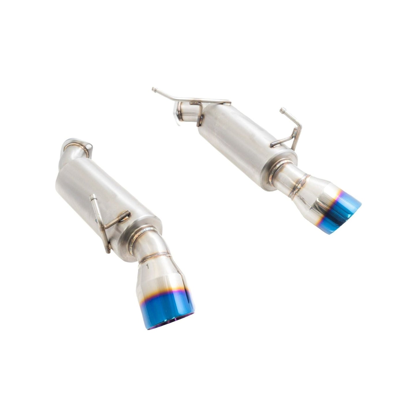 Megan Racing Exhaust Infiniti G37 Coupe (08-15) Q60 (14-15) Dual Muffler Axle Back w/ Burnt Tip