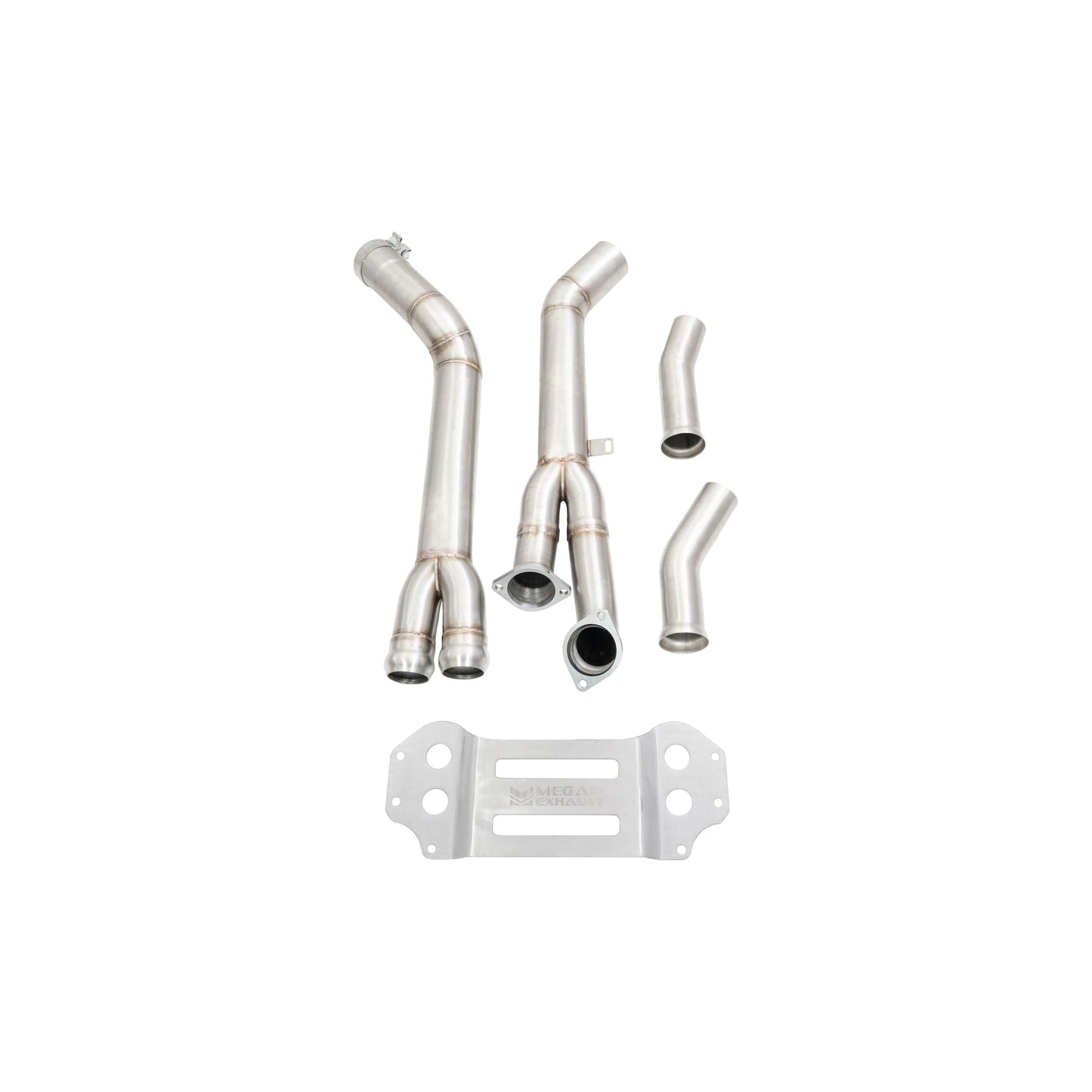 Megan Racing Stainless Steel Cut-N-Clamp On Mid Pipe Exhaust For For 2023+ BMW M2 (G87)