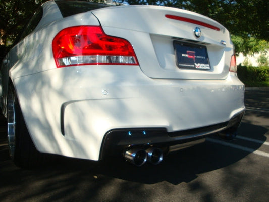 Megan Racing Supremo Exhaust System for 2011–2012 BMW E82 1M w/ Burnt Rolled Tips