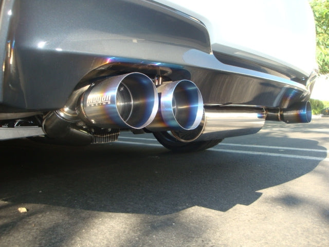 Megan Racing Supremo Exhaust System for 2011–2012 BMW E82 1M w/ Burnt Rolled Tips