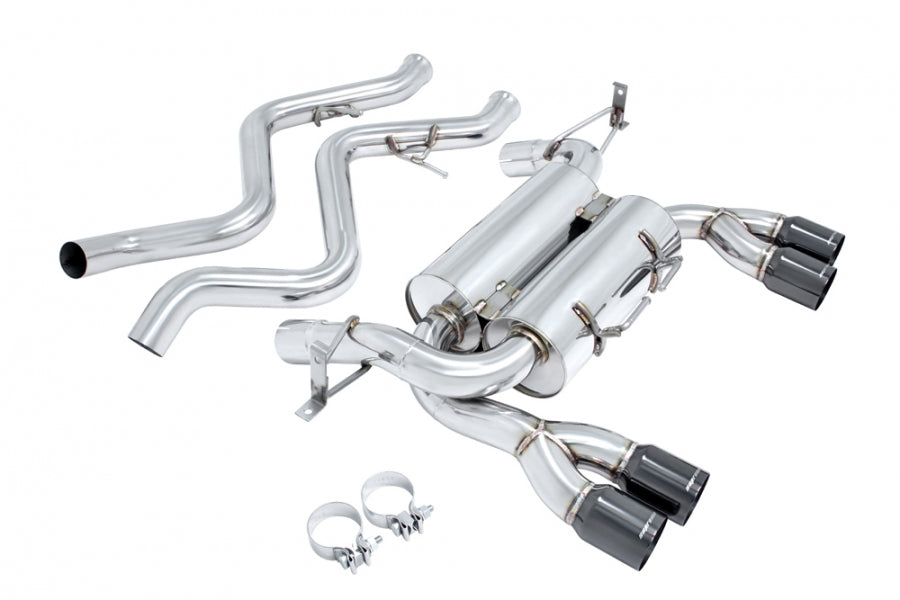 Megan Racing Supremo Axle Back Exhaust System Black Chrome Tip for 2008-2013 BMW M3 E92 2DR Coupe