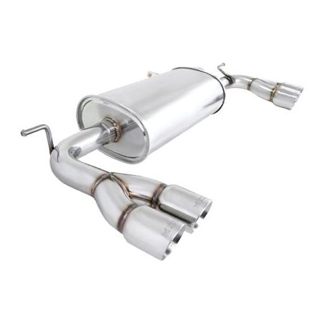 Megan Racing Turbo Type Cat-Back Exhaust System with Stainless Rolled Tips for 2009–2016 Hyundai Genesis Coupe 2.0L Turbo
