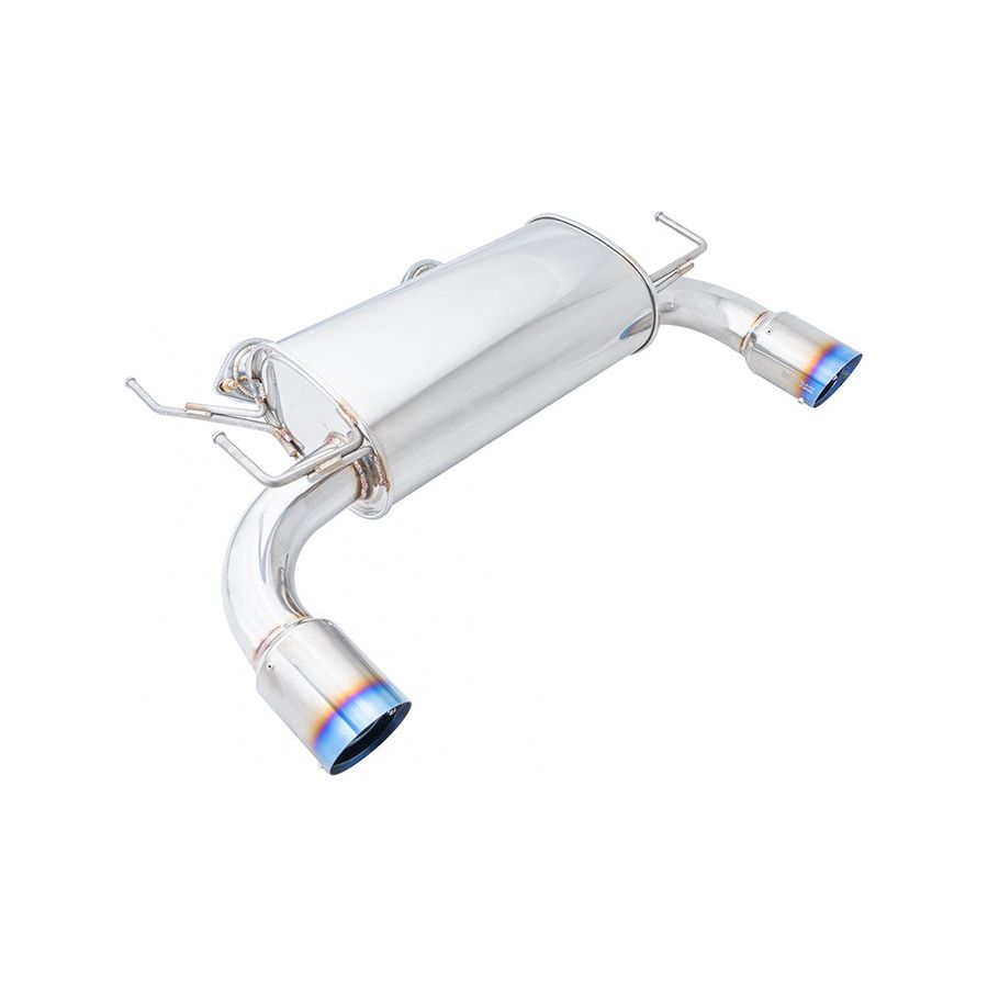 Megan Racing Stainless Axle-Back Exhaust System 4" Dual Steel Tips For Infiniti 08-13 G37 / 14-16 Q60 Coupe RWD/AWD