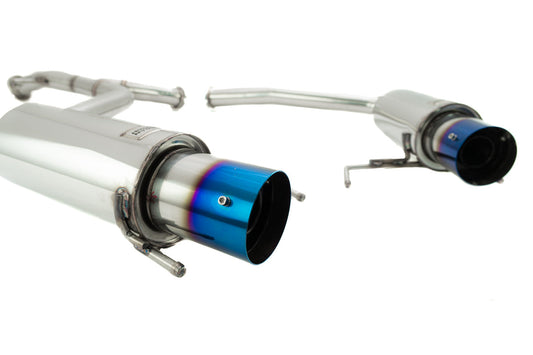 Megan Racing Drift Spec Axle-Back Exhaust Muffler System Burnt Tip For 06-13 Lexus IS250/IS350 AWD/RWD