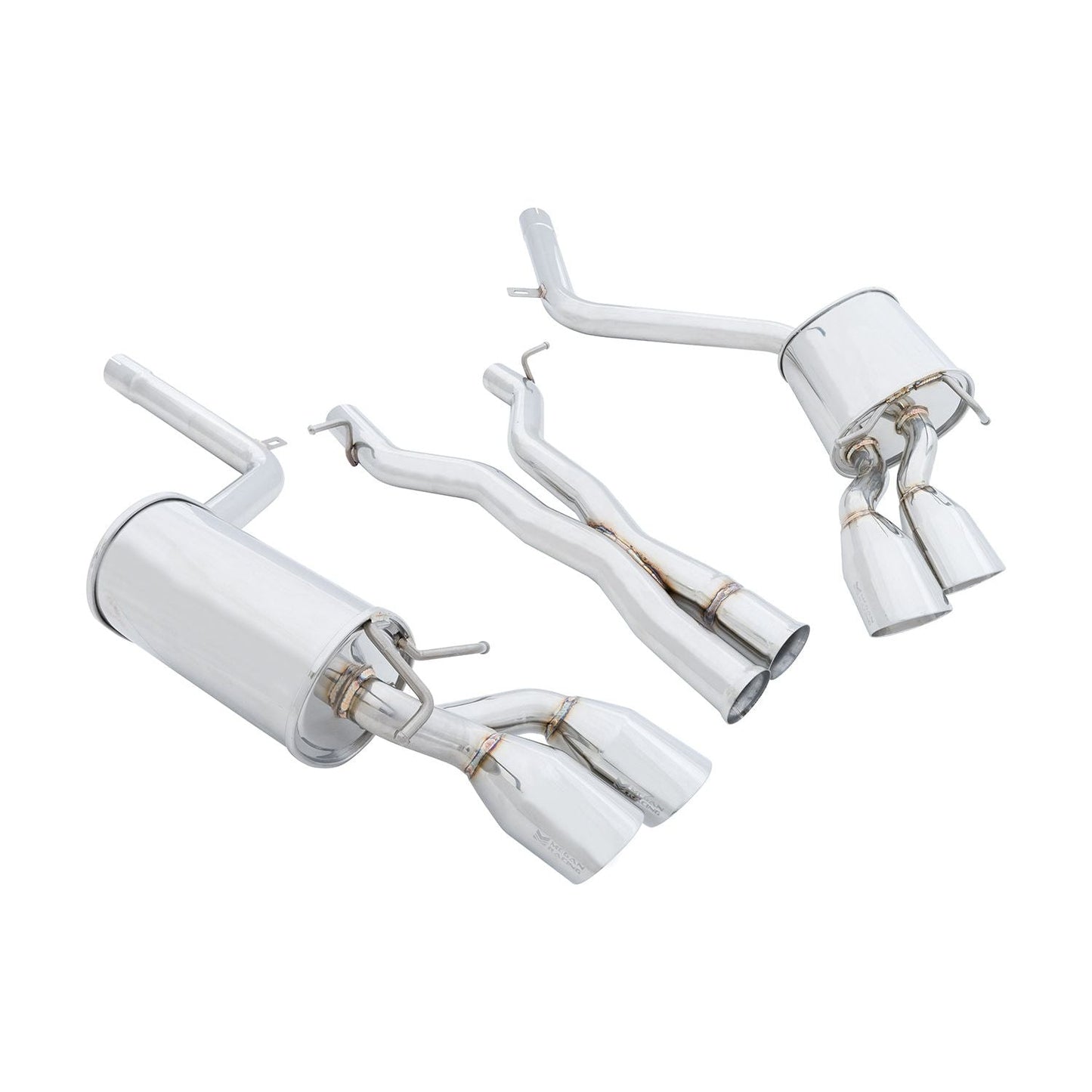 Megan Racing Exhaust Mercedes C63 AMG (2012-2015) Quad Polished Tips