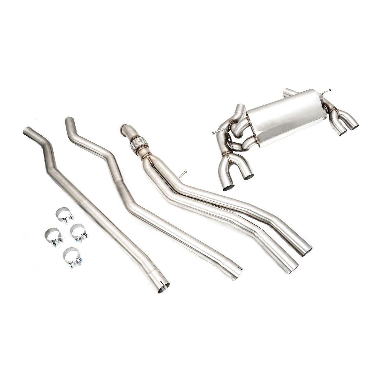 Megan Racing Supremo Cat Back Exhaust System for 2016–2019 BMW M2 (N55 Engine Only)