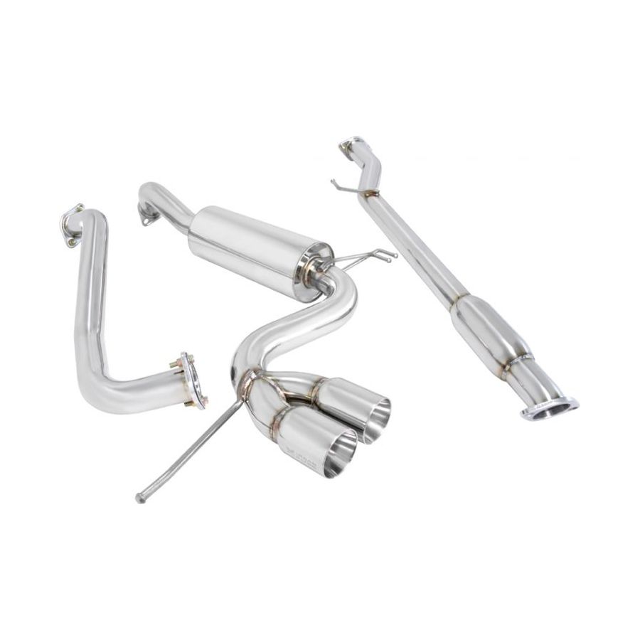 Megan Racing Type 2 Cat-Back Exhaust System Rolled Tip For 12-17 Veloster 1.6L L4 FS