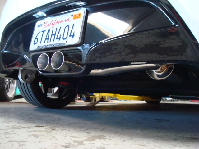 Megan Racing Type 2 Exhaust - Burnt Rolled Tips for 2012-2018 Hyundai Veloster - MR-CBS-HYV11-VO