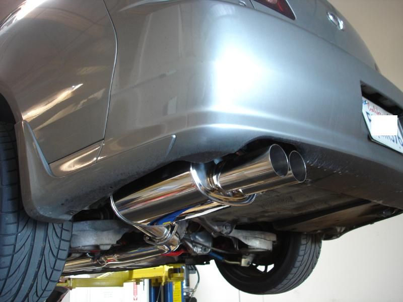 Megan Racing OE-RS Series Cat-Back Exhaust System 3" Rolled Tip For 03-06 G35 4DR RWD