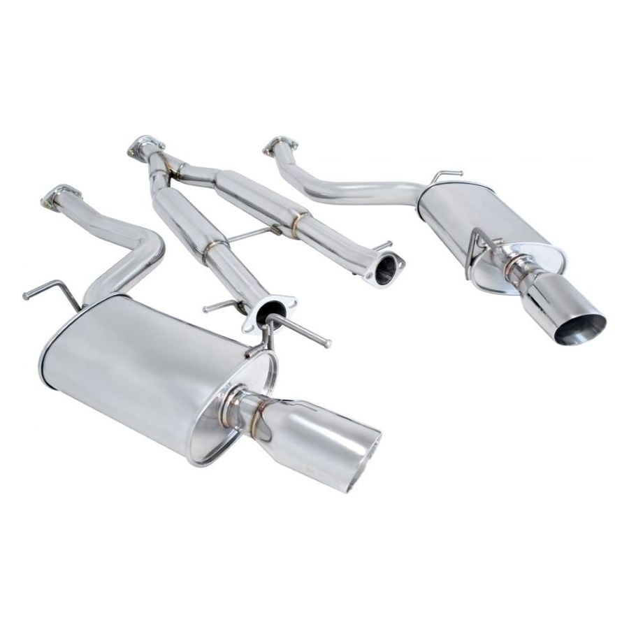 Megan Racing OE-RS Cat-Back Exhaust System with Stainless Rolled Tips for 2007–2008 Infiniti G35 Sedan / 2009–2013 Infiniti G37 Sedan