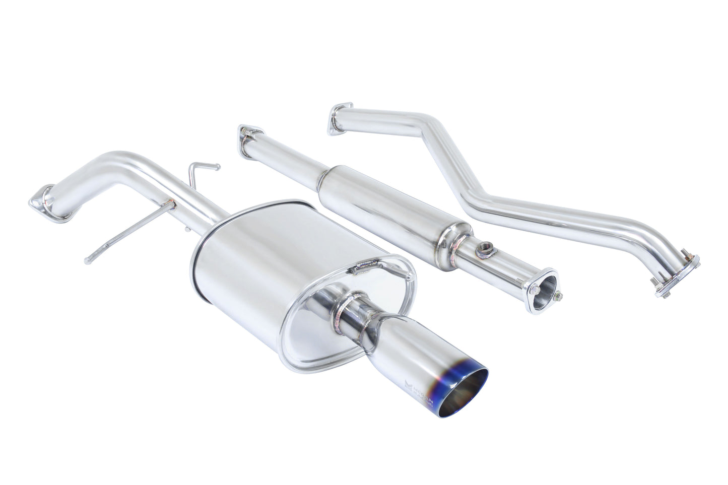 Megan Racing OE-RS Exhaust System w/ Burnt Rolled Tips for 2002-2006 Mitsubishi Lancer - MR-CBS-ML02-VO