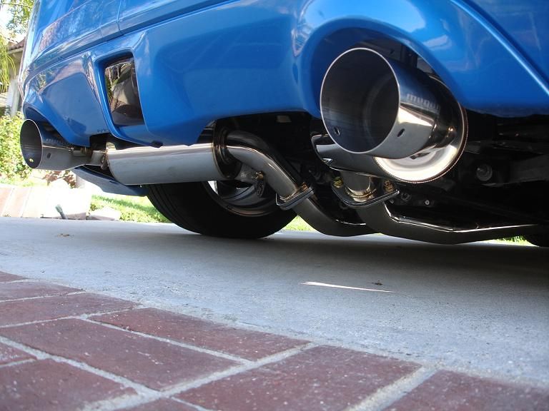 Megan Racing Drift Spec Cat-Back Exhaust System with Stainless Rolled Tips for 2019+ Nissan 370Z