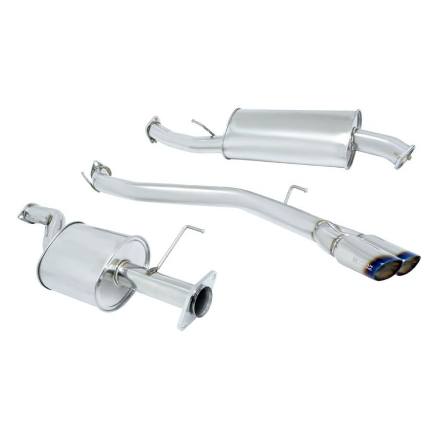 Megan Racing Type 2 Cat-Back Exhaust System with Burnt Rolled Tips for 2011+ Nissan Quest