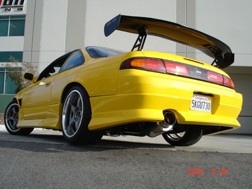 Megan Racing Turbo Type Cat-Back Exhaust System with Short Tip for 1995–1998 Nissan 240SX S14