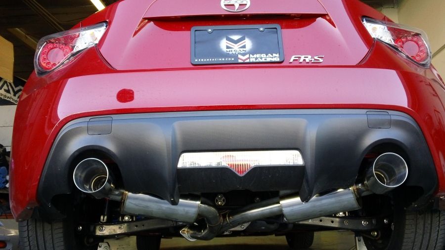 Megan Racing for Scion FR-S 13-16 / Subaru BRZ 2013+ / Toyota 86 2017 - Stainless Rolled Tip - NA Type - MR-CBS-SFR12V2-M + MR-CBS-SFR12V2-SRT-R