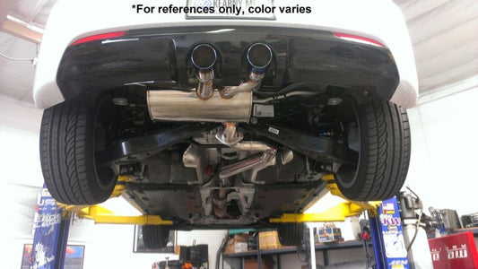Megan Racing Turbo Type Series Cat-Back Exhaust System 3" Pipe w/Dual Rolled Tips For 12-13 Volkswagen Golf R MK6