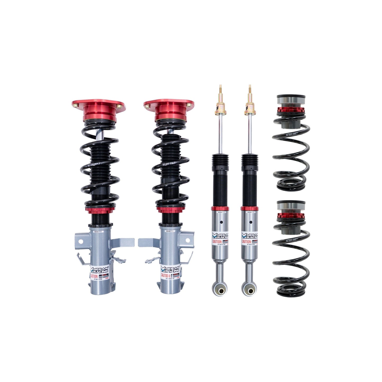 Megan Racing Street Series Coilover Springs Damper Kit For 2022+ Ford Maverick FWD w/Torsion Beam Rear Suspension (P758)
