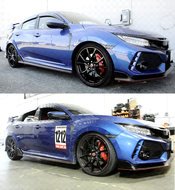 Megan Racing Street-Version Front/Rear Lowering Spring Kit For 17-21 Honda Civic Type-R (FK8)