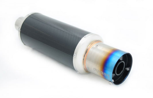 Megan Racing Black M-SpecII Weld-on Muffler Titanium Flat Tip w/Silencer