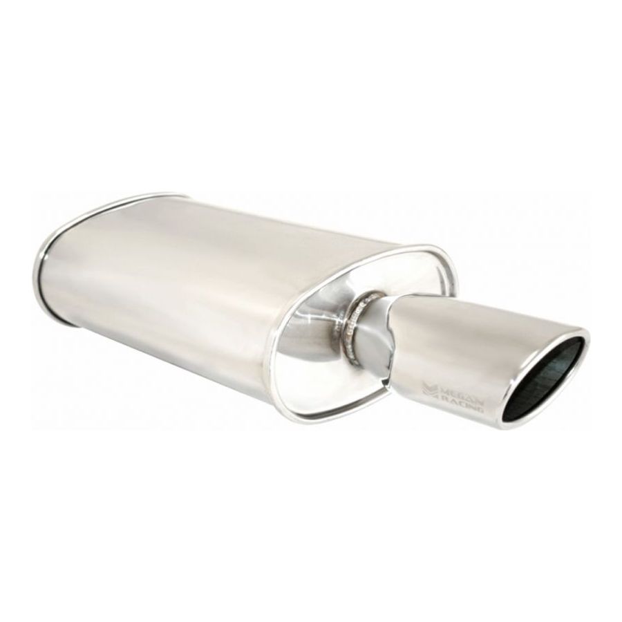 Megan Racing Universal Exhaust O-ST Muffler (Single Oval Tip)