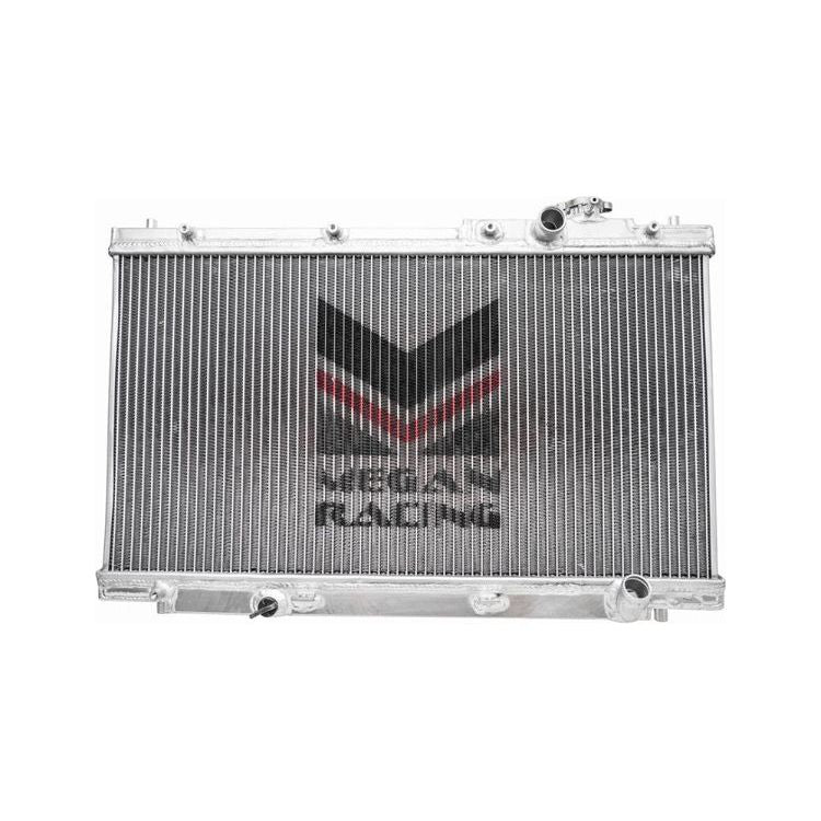 Megan Racing T-6061 Aluminum Single Core 2-Row Radiator For 2001-2005 Honda Civic MT LX/DX/EX