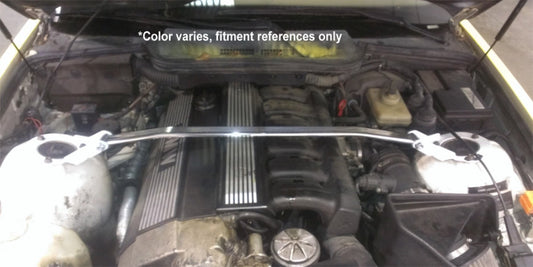 Megan Racing Front Upper Polish Race Tower Brace Strut Bar For 92-98 BMW E36 3-Series