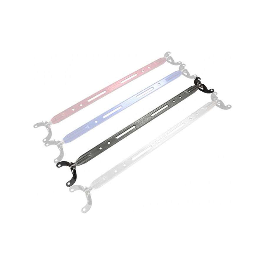 Megan Racing Gunmetal Rear Upper Strut Tower Bar For 90-01 Acura Integra/88-00 Honda Civic