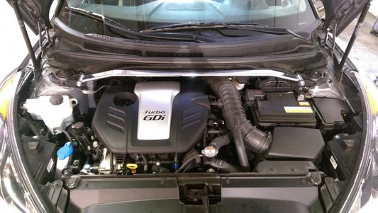 Megan Racing Front Upper Race Tower Brace Strut Bar For 12-18 Hyundai Veloster FS Gen1