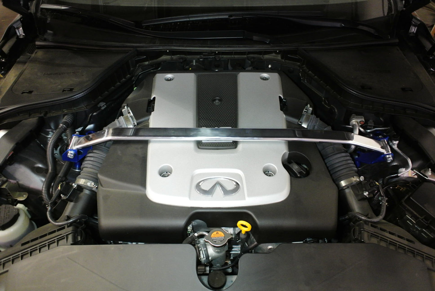 Megan Racing Race-Spec Front Strut Tower Bar for Infiniti Q50 14+ (Excludes Turbo & Hybrid Models) – MR-SB-IQ50FU-1P