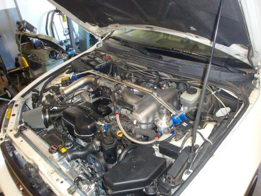 Megan Racing Front Upper Polish Race Tower Brace Strut Bar For 01-05 Lexus IS300 XE10