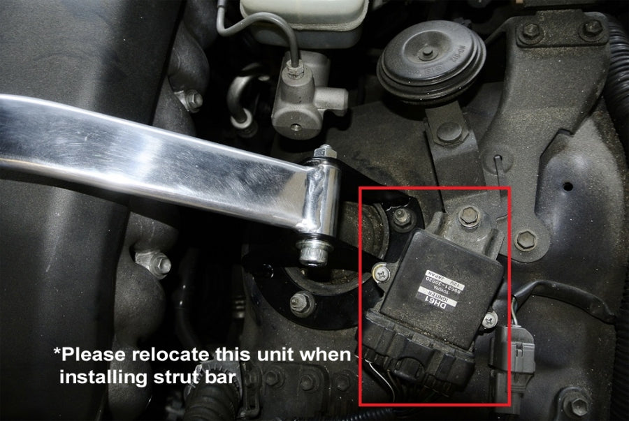 Megan Racing Front Upper Polish Race Tower Brace Strut Bar For 01-05 Lexus IS300 XE10