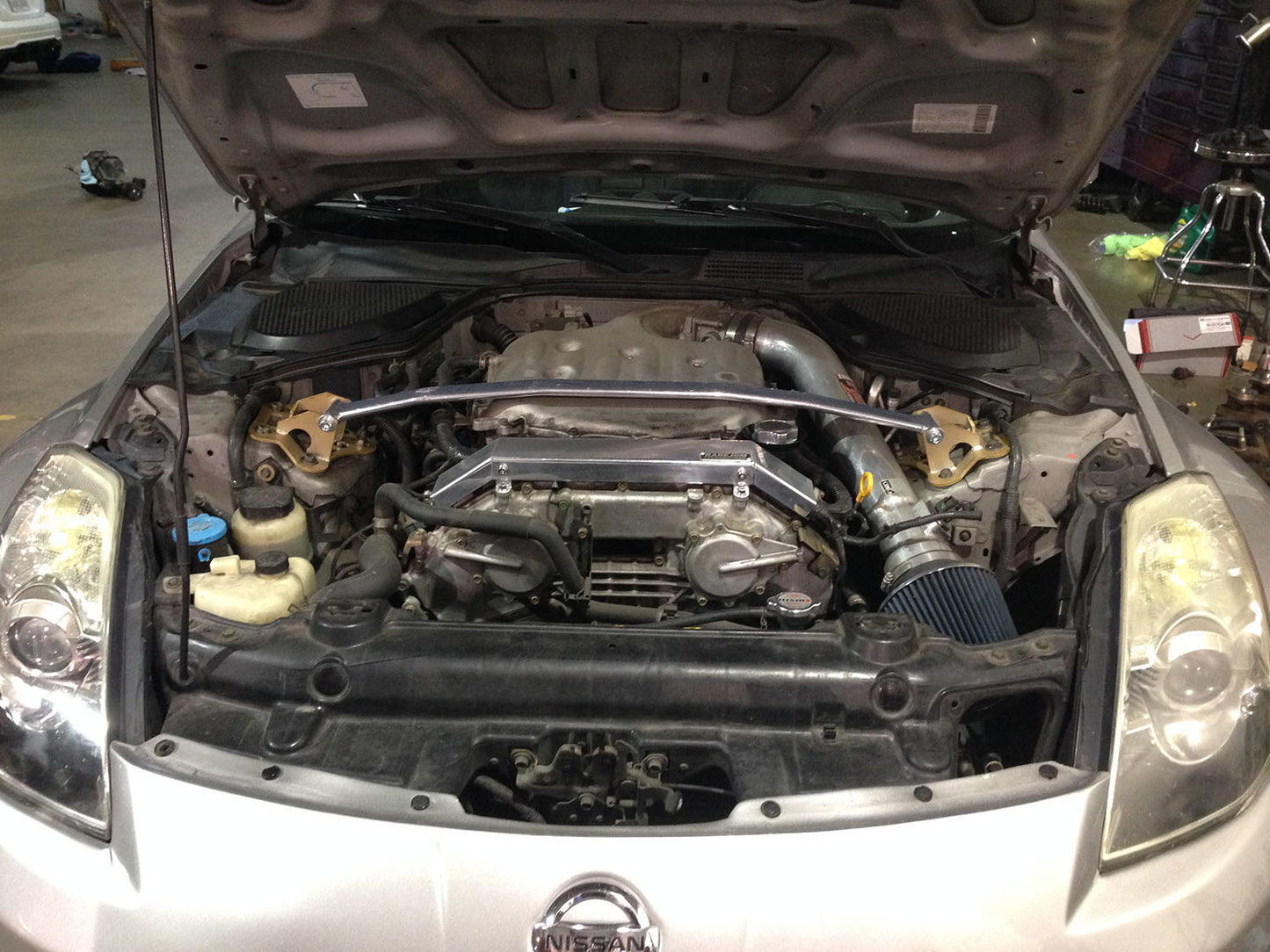 Megan Racing Race-Spec Front Strut Tower Bars for Nissan 350Z 03-06 – MR-SB-N3ZFU-1P