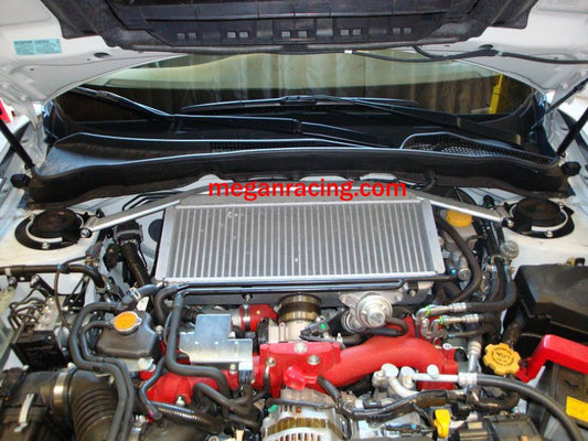 Megan Front Upper Polish Race Spec Strut Bar For 09-13 Forester / 08-14 WRX & WRX STI / 13-17 XV Vrosstrek