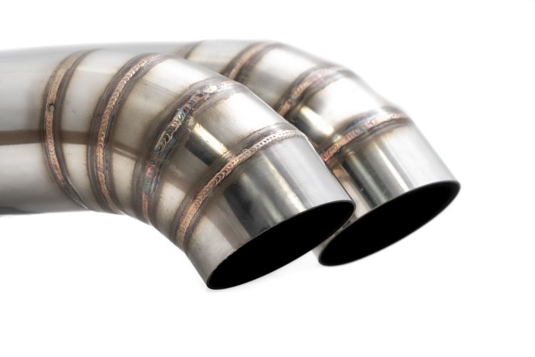 Megan Racing Stainless 3" VIP Dual/Turn Down Exit Blast Style Exhaust Muffler Tip