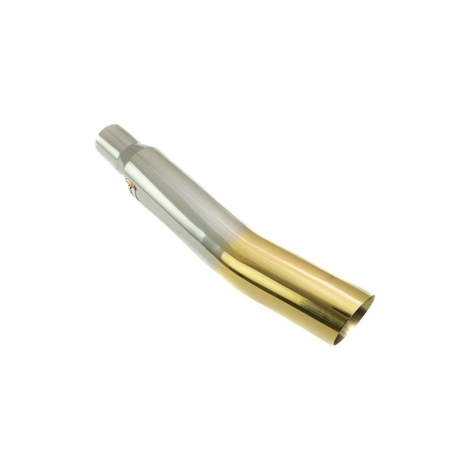 Megan Racing 3"-4" Single Angled Cut Burnt Gold Universal VIP Blast Exhaust Muffler Tip