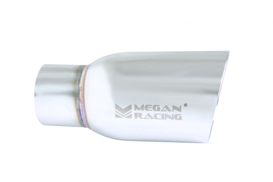 Megan Racing Universal Stainless Steel Chrome 3.5-Inch Tip (2.5-Inch Piping)