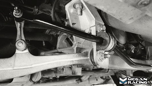 Megan Racing Rear 19mm Steel Sway Bar + Bushing (Adjustable) For 97-04 05-13 Chevrolet Corvette C5 C6