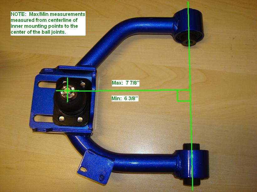 Megan Racing Front Upper Camber Kit for Acura TSX 04-08 – MRC-HA-0113