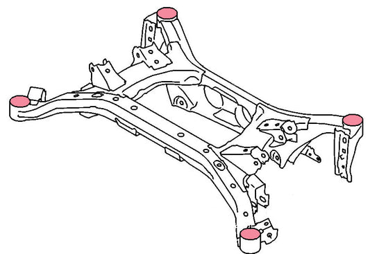 Megan Racing Rear Subframe Bushing for Scion FR-S 2013+ / Subaru BRZ 2013+ – MRS-SC-0604