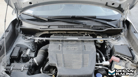 Megan Racing Aluminum Front Upper Race Spec Strut Bar For 2019+ Subaru Forester SK 5th Gen