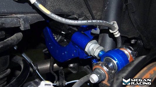 Megan Racing Rear Upper Camber Arm Kit (Harden Rubber+Pillow Ball) For 16-22 Lexus RX350 RX350L RX450h RX450hL (AL20)