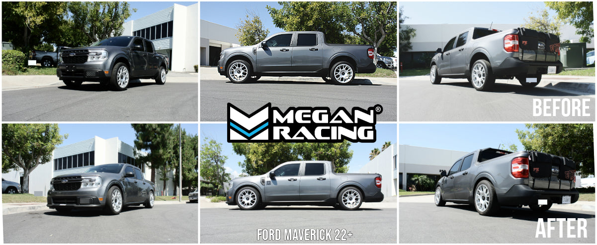 Megan Racing Street Series Coilover Springs Damper Kit For 2022+ Ford Maverick FWD w/Torsion Beam Rear Suspension (P758)