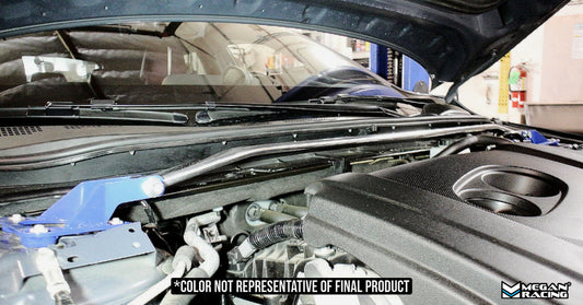 Megan Racing Polish Race Spec Front Upper Strut Bar For 19-25 Mazda 3 BP 4th Gen